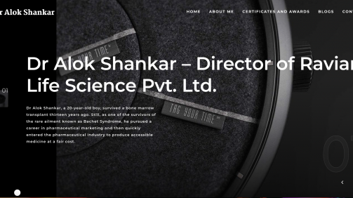 Dr Alok Shankar Website